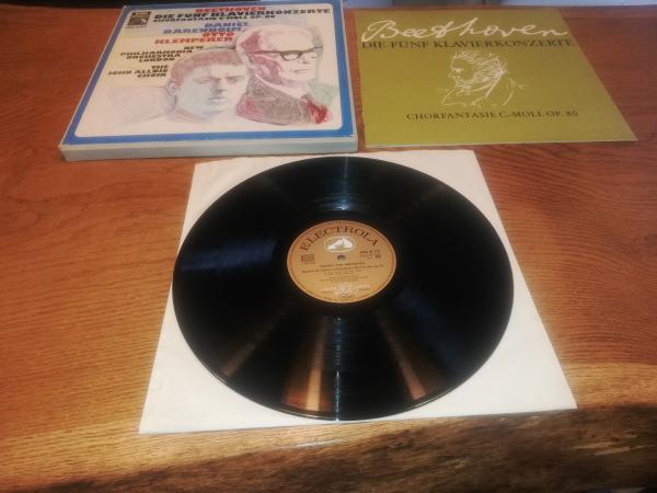 Beethoven Die Fünf Klavierkonzerte Chorfantasie C-Moll OP.80 Daniel Barenboim/Otto Klemperer EMI Electrola SMA 91766/70 5LP Box Deutsche Pressung VG+/VG+